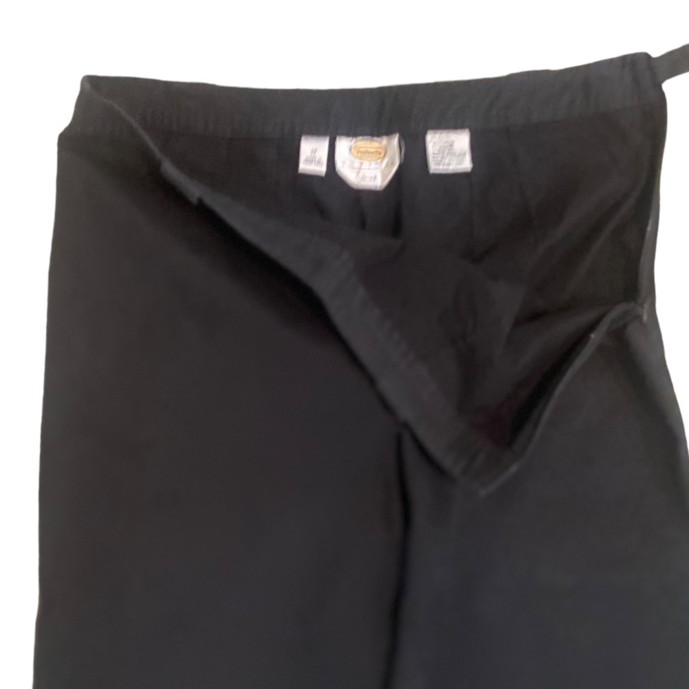 Talbots stretch cotton cropped Capri cuffed pants side zipper size 12p - Picture 6 of 6